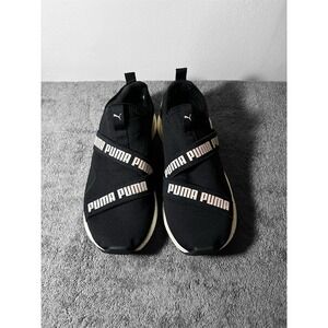 Puma Wired Run Slip On  Womens Black Sneakers Casual Shoes 19334303